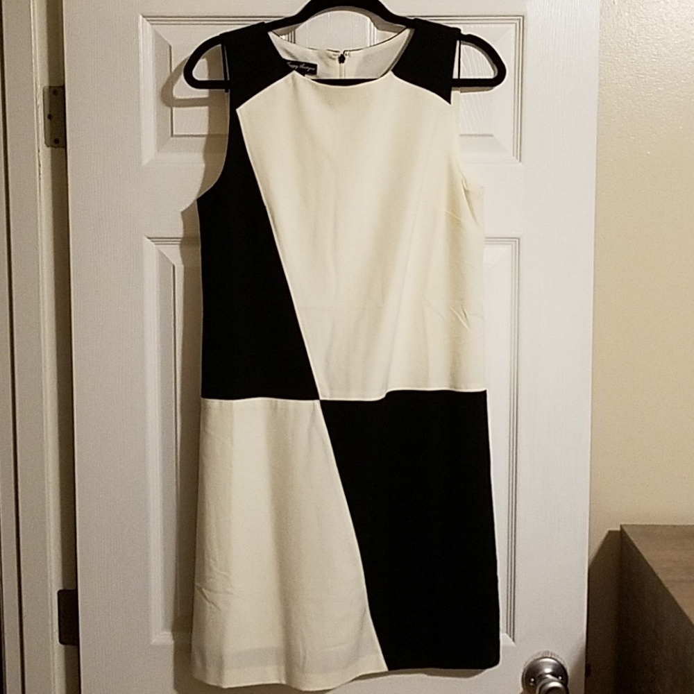 Black & White A Line Dress